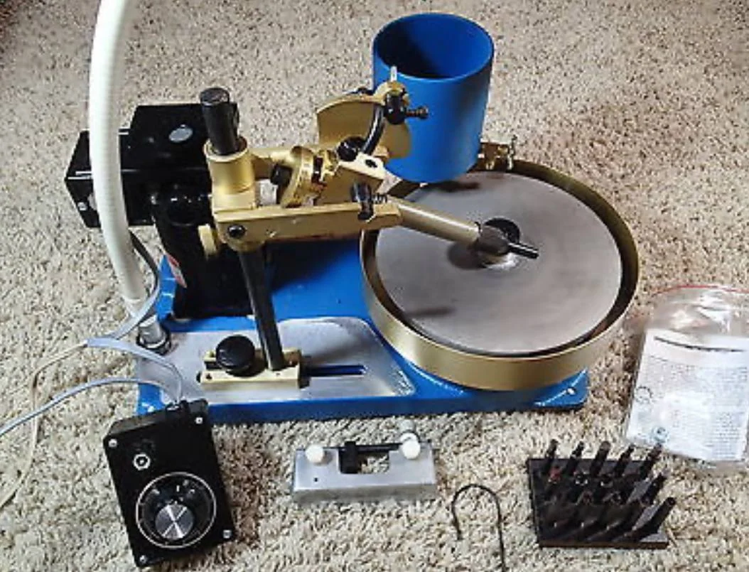 LEE MODEL OK FACETING MACHINE & LAPIDARY EQUIPMENT NEW OLD STOCK!!! - Image 2