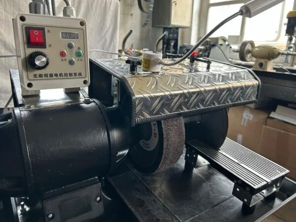 Lapidary Stone Grinding Machine 6-Wheel 200mm With Cutting Device - Image 9