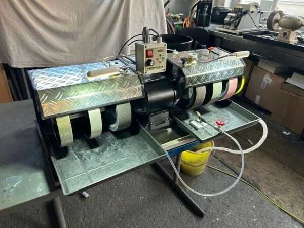 Lapidary Stone Grinding Machine 6-Wheel 200mm With Cutting Device - Image 7