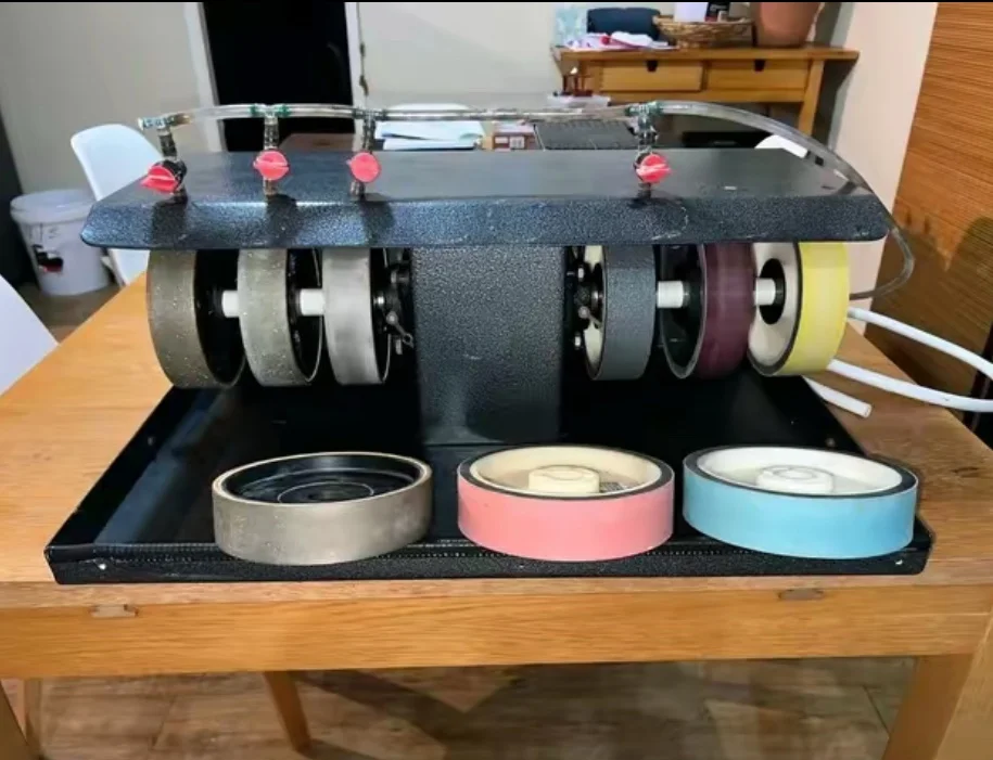 150mm x 6 Cabbing Machine with 9 High-Quality Wheels - Image 5